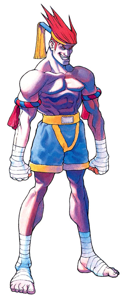 Adon artwork #1, Street Fighter Alpha