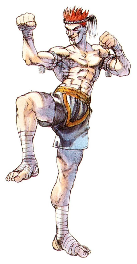 Adon artwork #1, Street Fighter 1