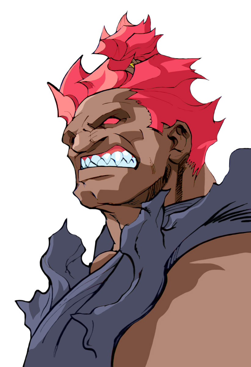 Akuma artwork #7, Street Fighter Alpha: High resolution