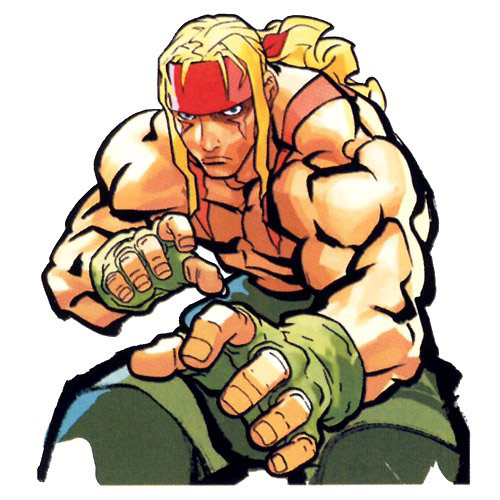 Alex artwork #2, Street Fighter 3