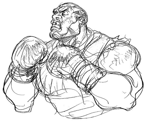 Balrog artwork #6, Street Fighter 2