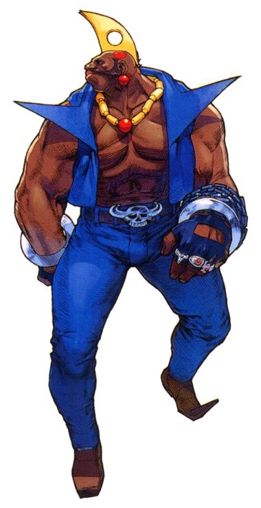 Birdie artwork #4, Street Fighter Alpha