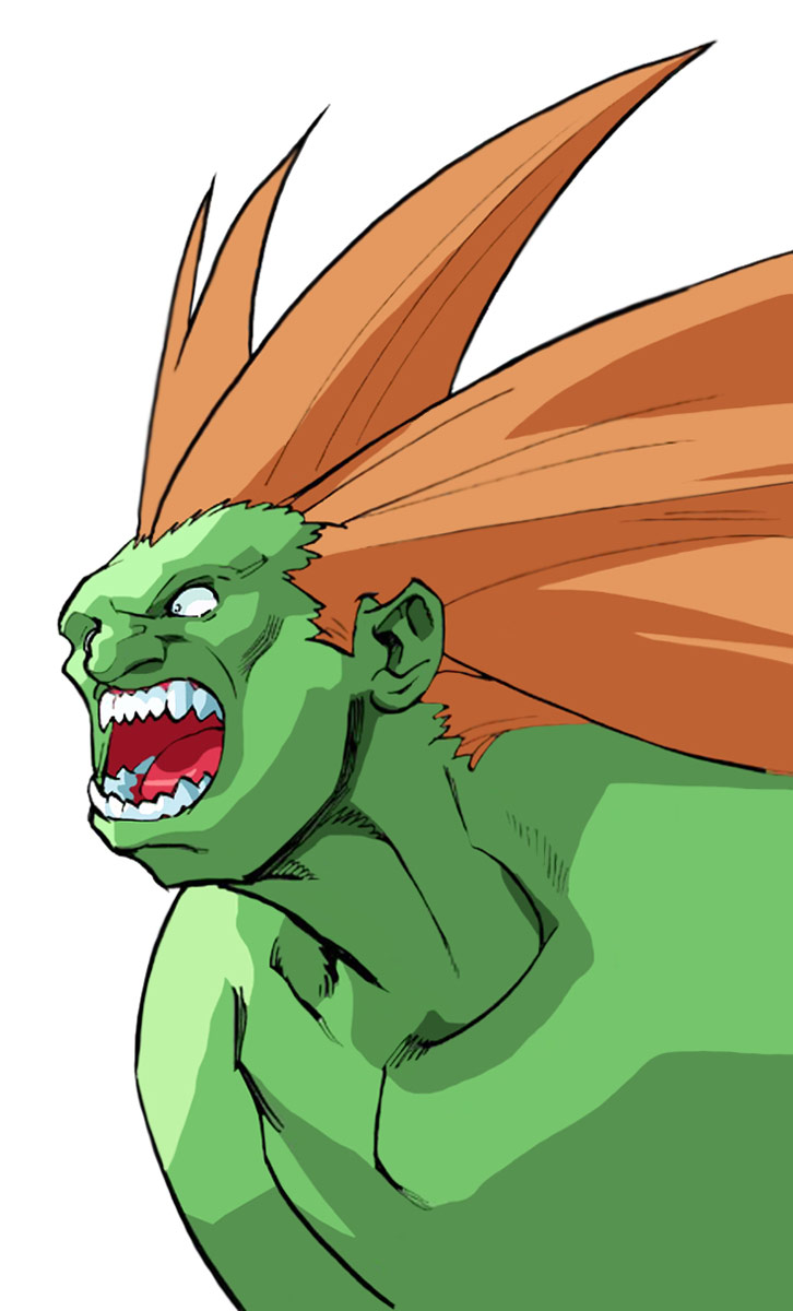 Blanka artwork #3, Street Fighter Alpha: High resolution