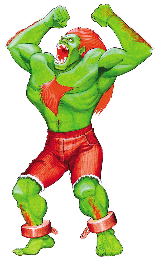 Blanka artwork #1, Street Fighter 2