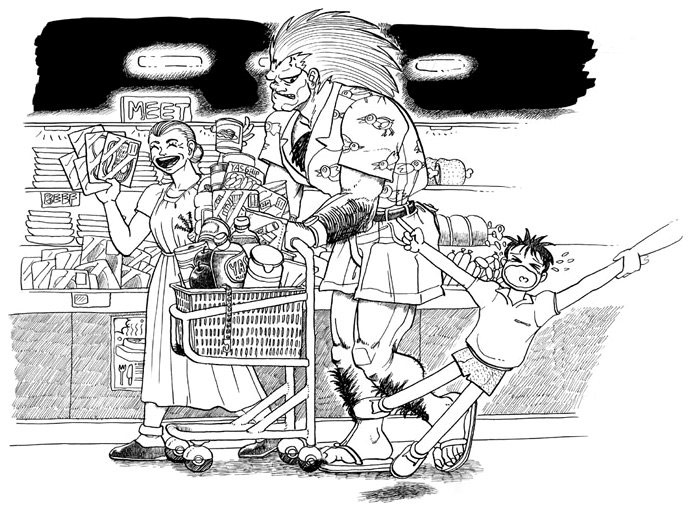 Blanka artwork #4, Street Fighter 2