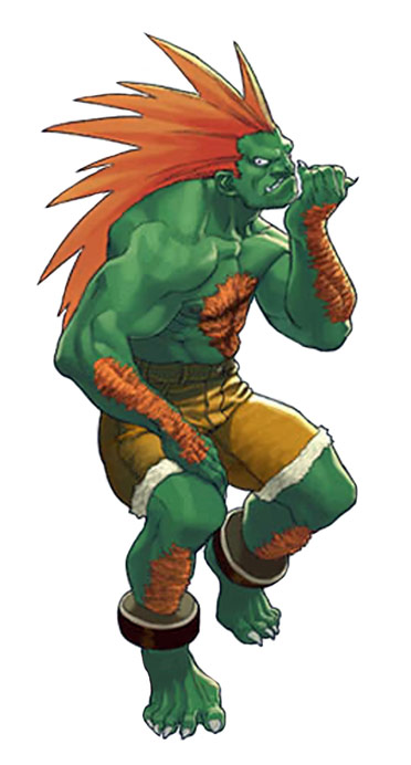 Blanka artwork #11, Street Fighter 2