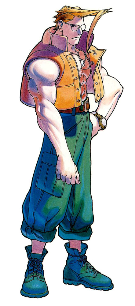 Charlie artwork #1, Street Fighter Alpha