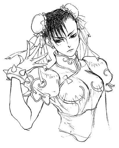Chun Li artwork #6, Street Fighter 2