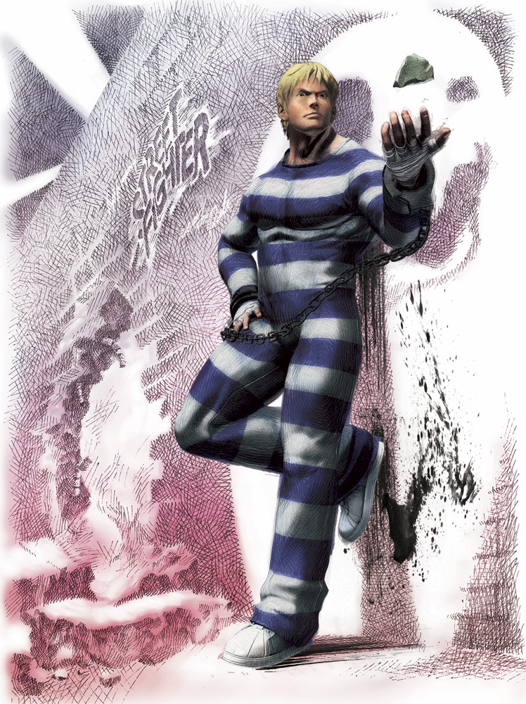 Cody artwork #1, Super Street Fighter 4