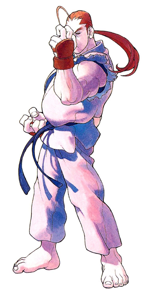 Dan artwork #1, Street Fighter Alpha