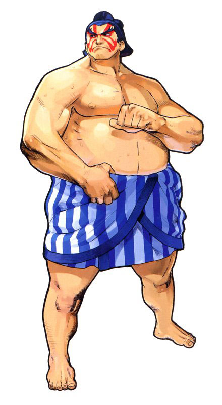 E. Honda artwork #1, Street Fighter Alpha