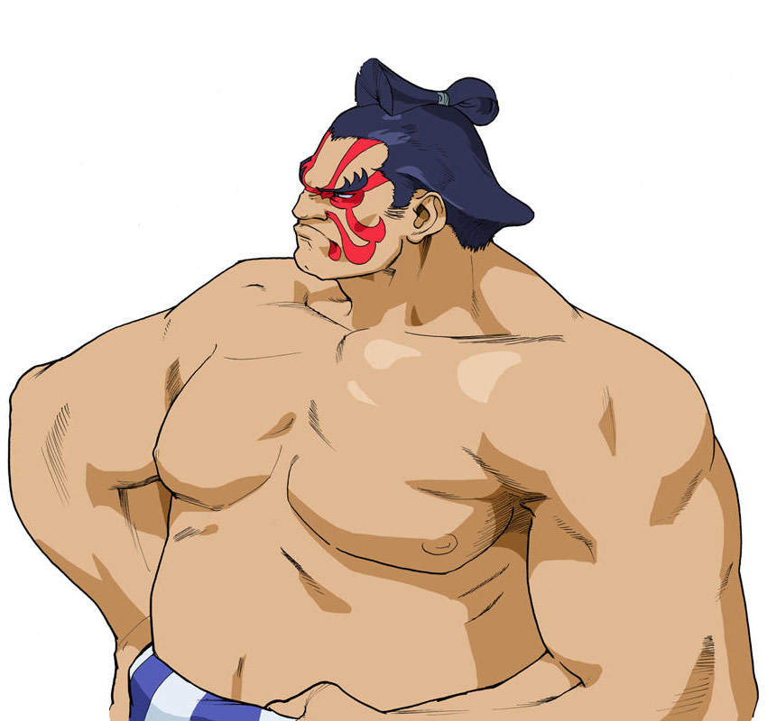 E. Honda artwork #2, Street Fighter Alpha