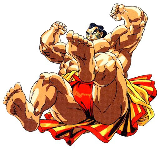 E. Honda artwork #8, Street Fighter 2