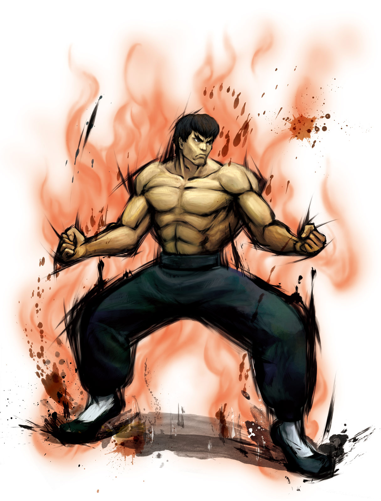 Fei Long artwork #1, Street Fighter 4: High resolution