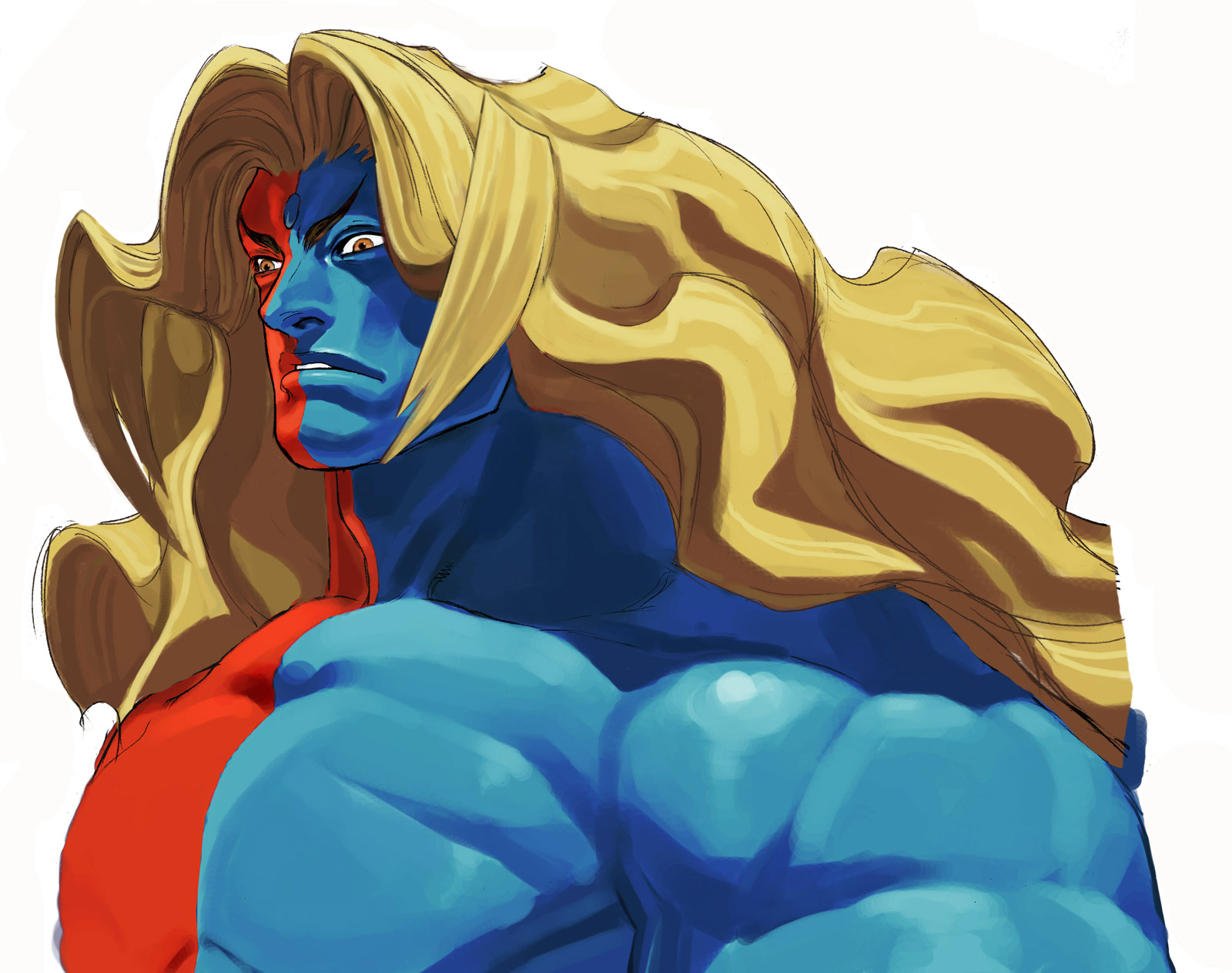 Gill artwork #1, Street Fighter 3: High resolution