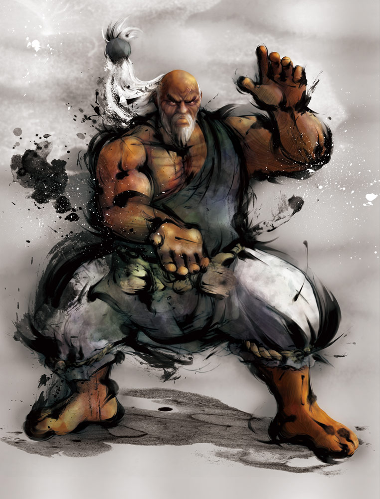 Gouken artwork #1, Street Fighter 4