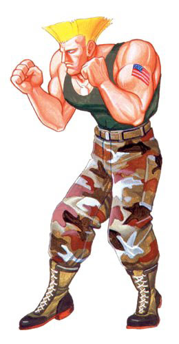 Guile artwork #1, Street Fighter 2