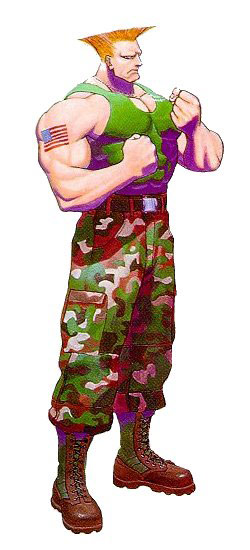 Guile artwork #7, Street Fighter 2