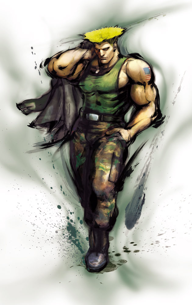 Guile artwork #1, Street Fighter 4