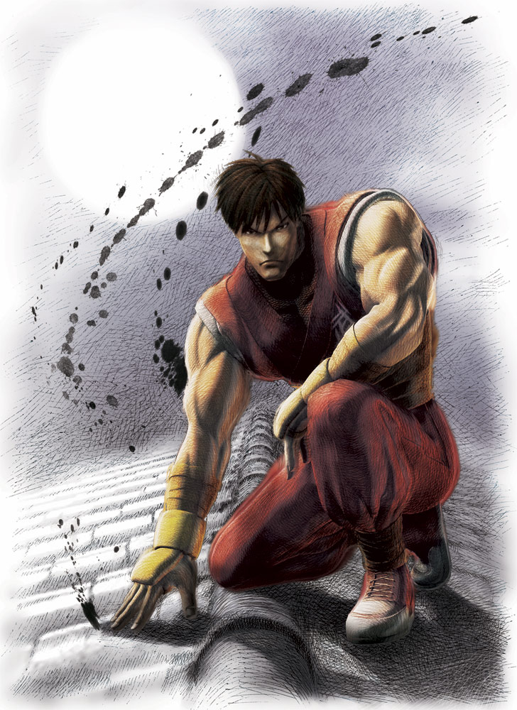 Guy artwork #1, Super Street Fighter 4