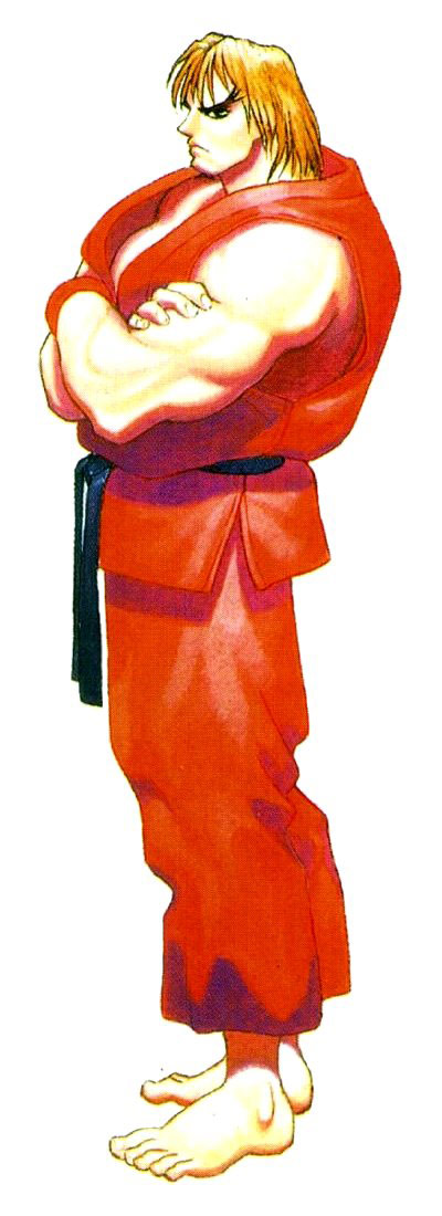 Ken artwork #7, Street Fighter 2