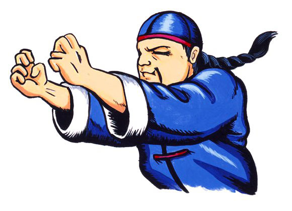 Lee artwork #2, Street Fighter 1
