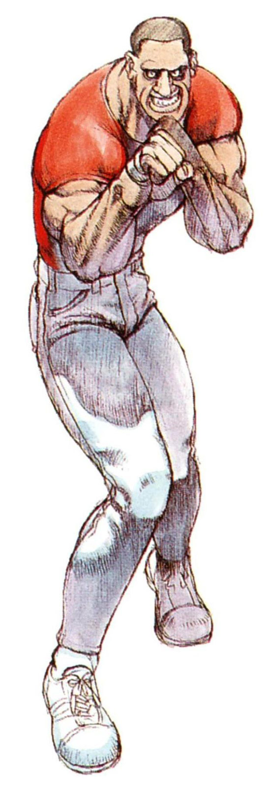 Mike artwork #1, Street Fighter 1: High resolution