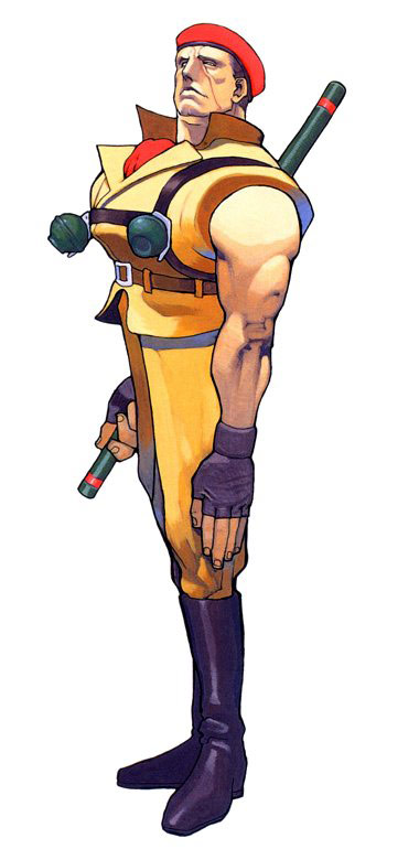 Rolento artwork #3, Street Fighter Alpha