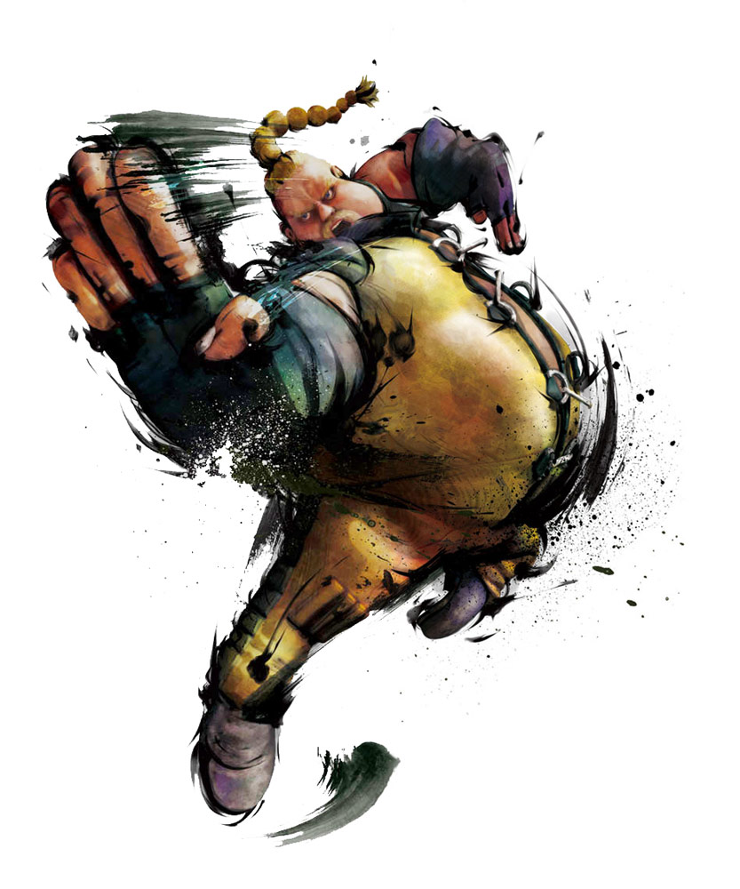 Rufus artwork #2, Street Fighter 4