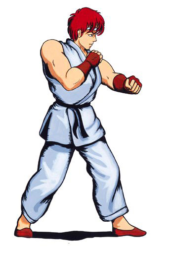 Ryu artwork #2, Street Fighter 1