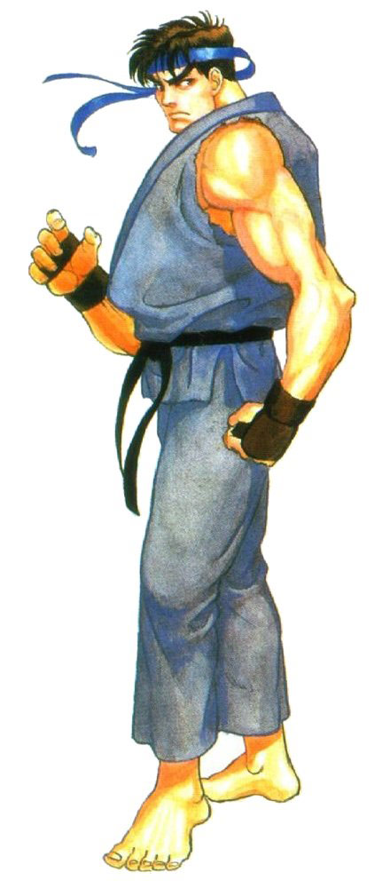 Ryu artwork #5, Street Fighter 2