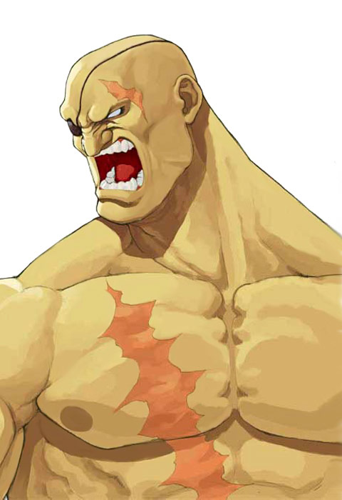 Sagat artwork #7, Street Fighter Alpha