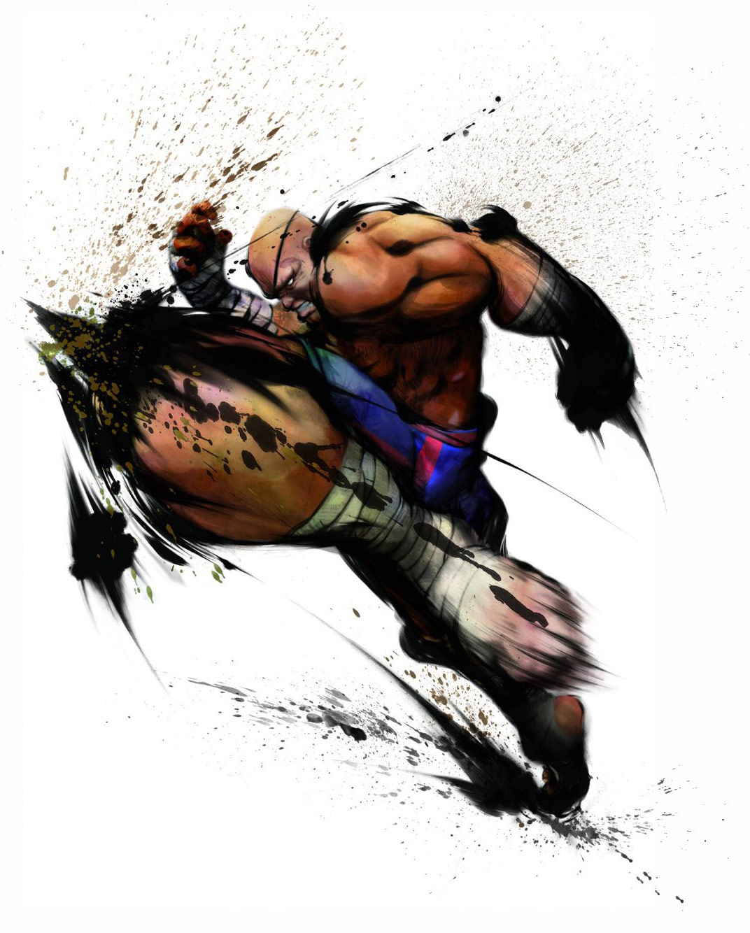 Sagat artwork #3, Street Fighter 4: High resolution