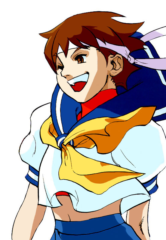 Sakura artwork #4, Street Fighter Alpha