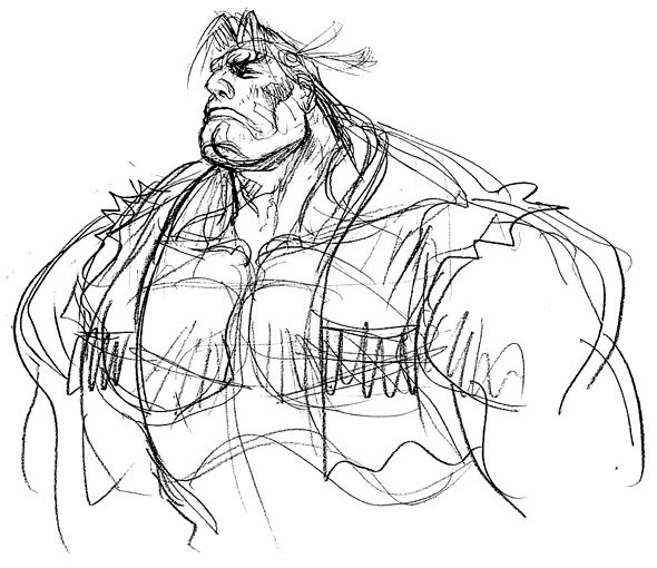 T. Hawk artwork #1, Street Fighter 2