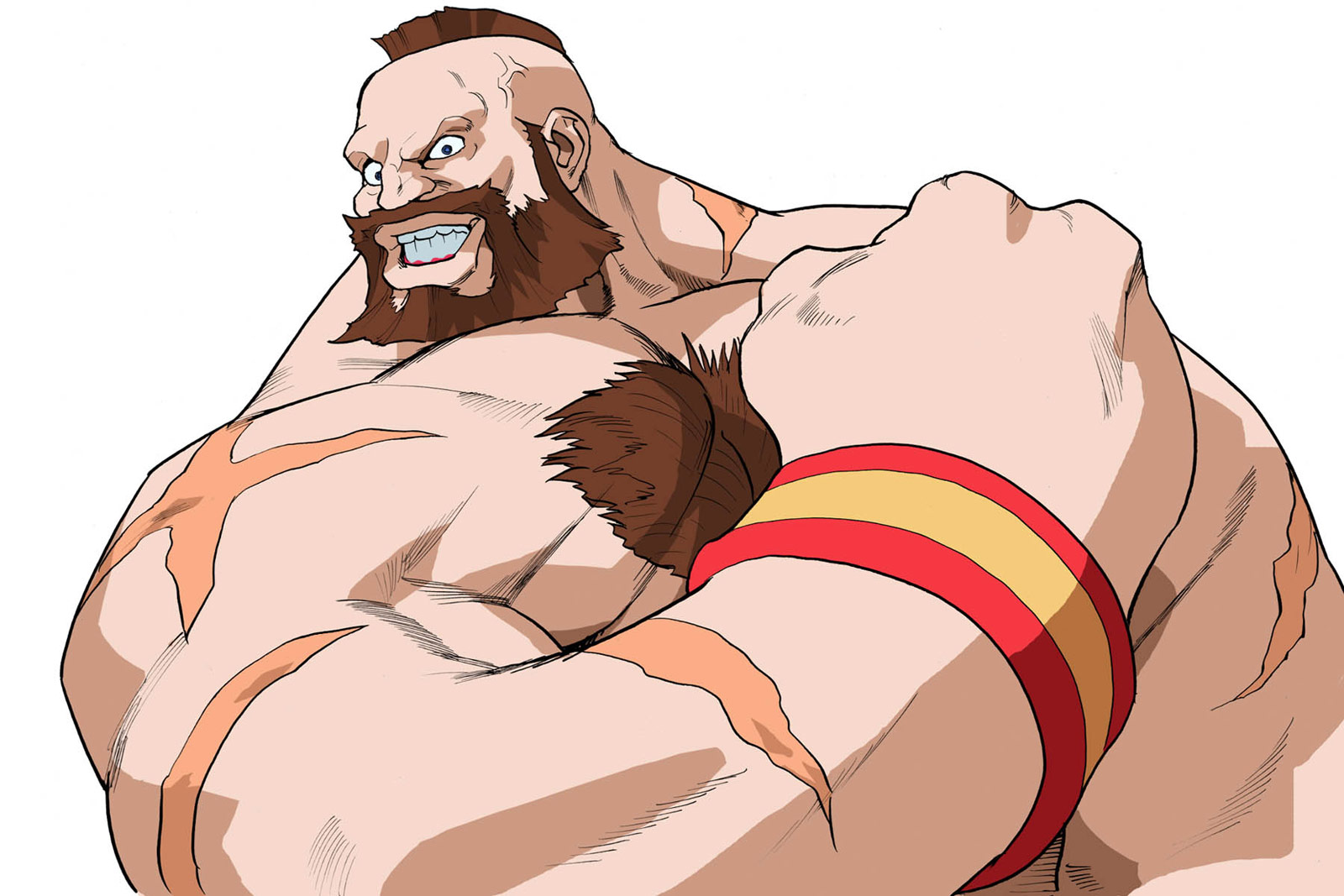 Zangief artwork #4, Street Fighter Alpha: High resolution