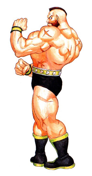 Zangief artwork #5, Street Fighter 2