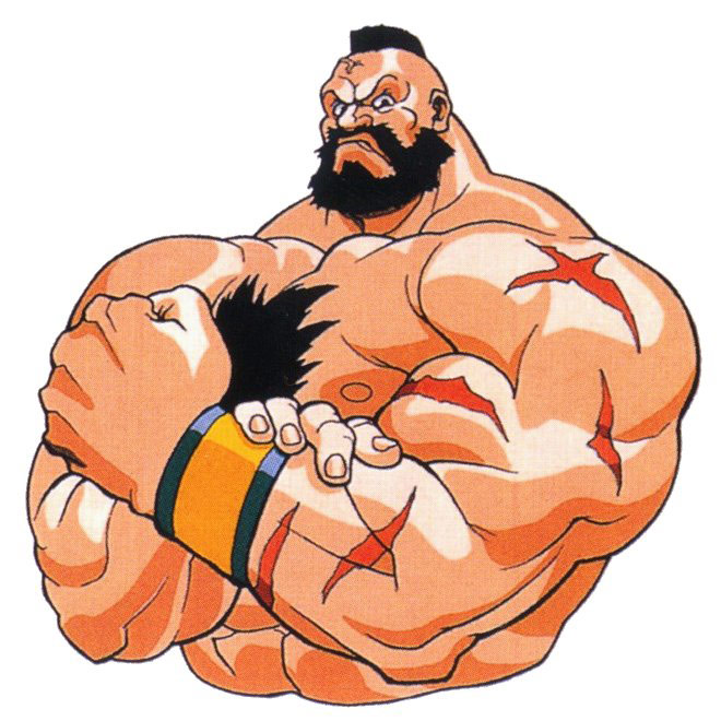 Zangief artwork #9, Street Fighter 2