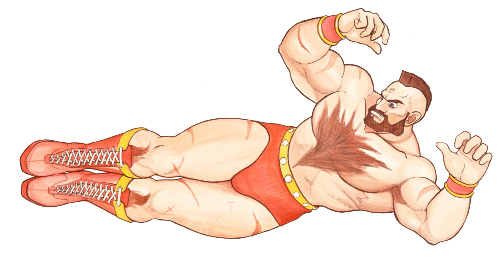 Zangief artwork #10, Street Fighter 2: High resolution