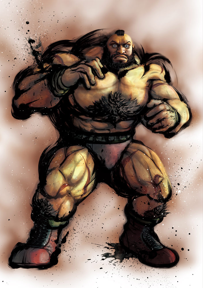 Zangief artwork #1, Street Fighter 4