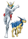 Casshern artwork for Tatsunoko vs. Capcom