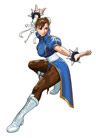 Chun Li artwork for Tatsunoko vs. Capcom
