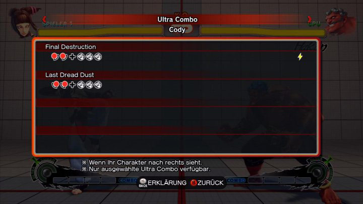 Cody's moves in Super Street Fighter 4 image #3