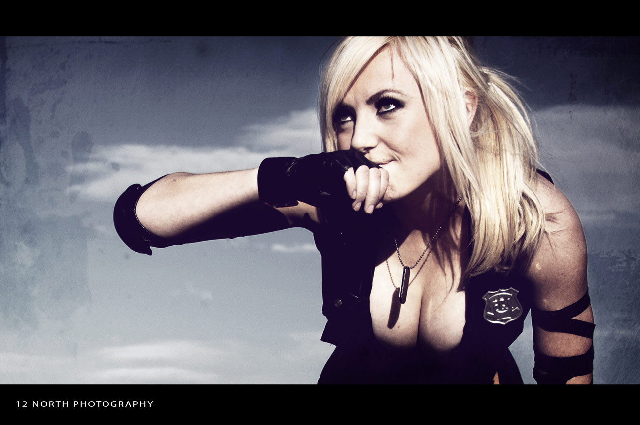 Grindhouse styled Mortal Kombat cosplay images from 12 North Photography #5