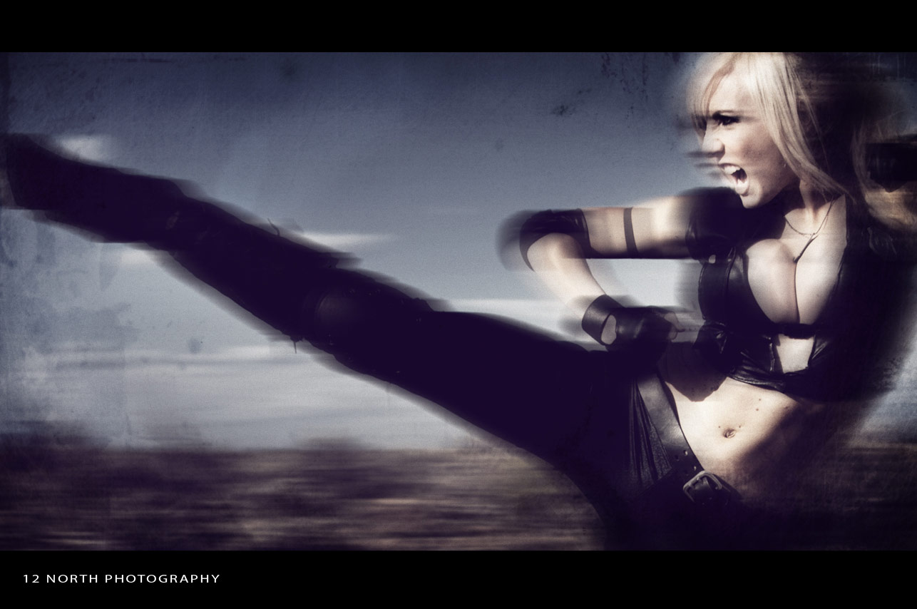 Grindhouse styled Mortal Kombat cosplay images from 12 North Photography #8