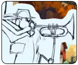 Big Band's trumpet playing causes tons of stun, stage select shortcut added and more - Mike Z shows off more of Skullgirls' next DLC character