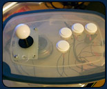 PlayStation 2 joystick made with Tupperware