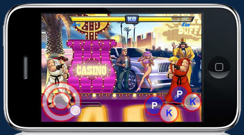 Street Fighter iPhone mock up