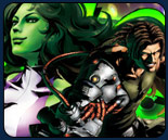 She-Hulk vs. Spencer Marvel vs. Capcom 3 showdown