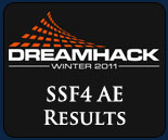 Updated: Dreamhack Winter 2011 Super Street Fighter 4 Arcade Edition results
